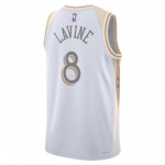 Maillot NBA Chicago Bulls Zach Lavine Nike 2024-25 City Edition Blanc Swingman - Homme